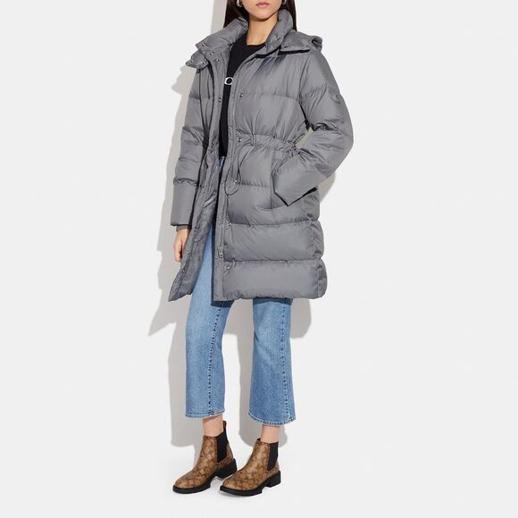 NWT Coach Outlet Mid Down Puffer - Picture 2 of 6